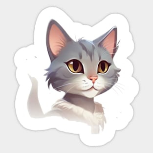 Awww!!!, so cute little kitten! Sticker